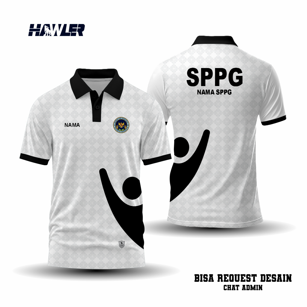 HAWLER APPAREL JERSEY WANGKI SPPG FULLPRINTING | KAOS POLO SPPG DRYFIT | JERSEY SPPG COSTUM | BAJU B