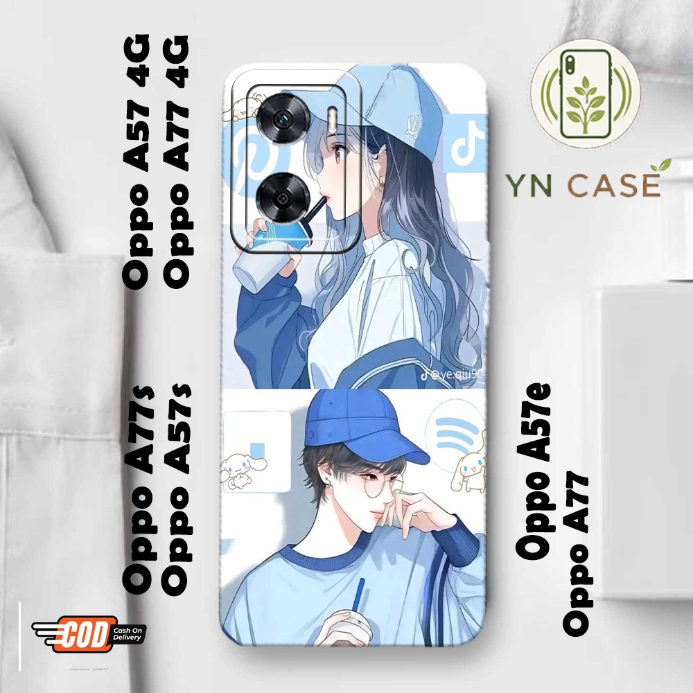 Oppo A57 4G / A57e / A57s / A77 4G / A77 / A77s - Case Pasangan Untuk semua type hp Samsung Oppo Viv