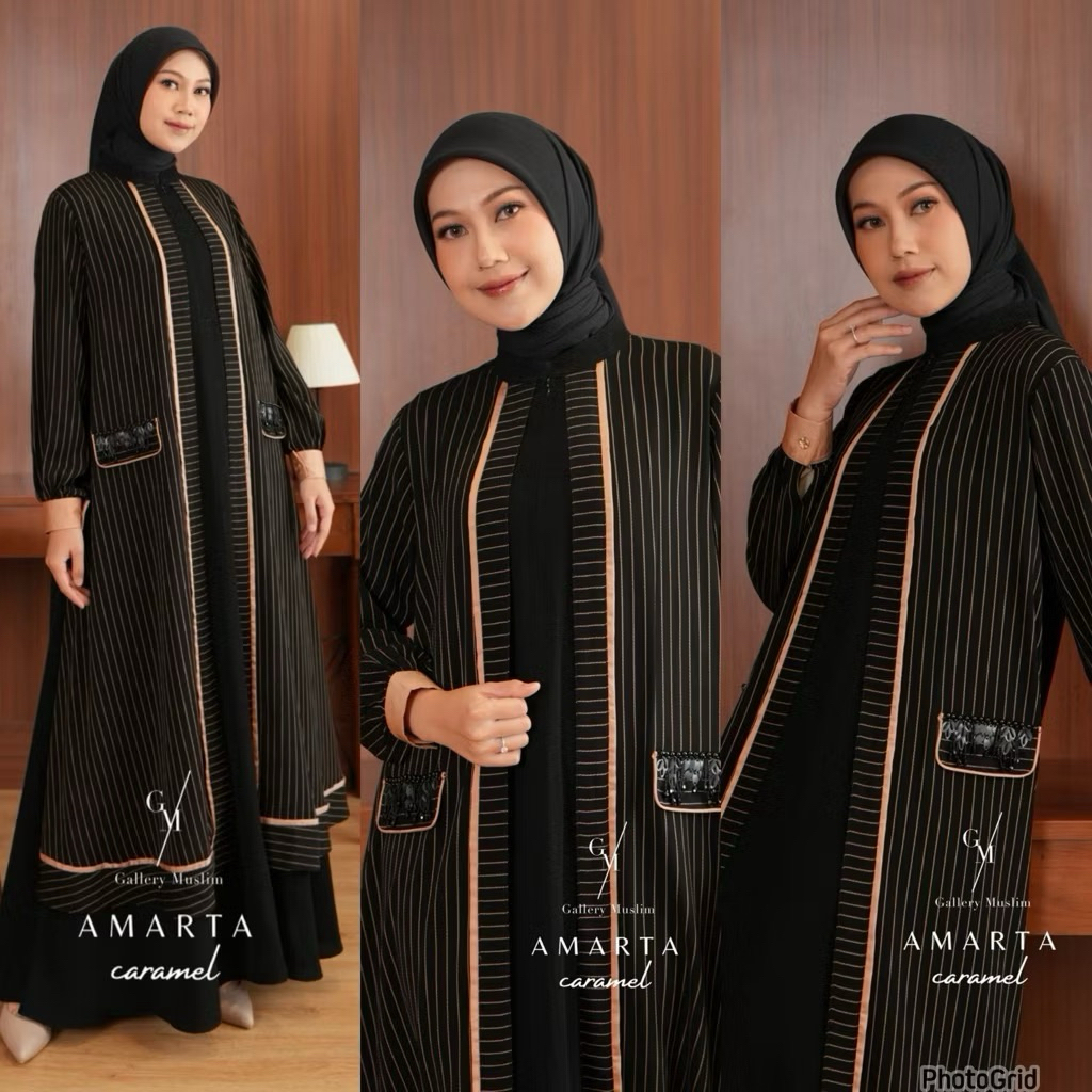 AMARTA DRESS GAMIS BY GALLERY MUSLIM