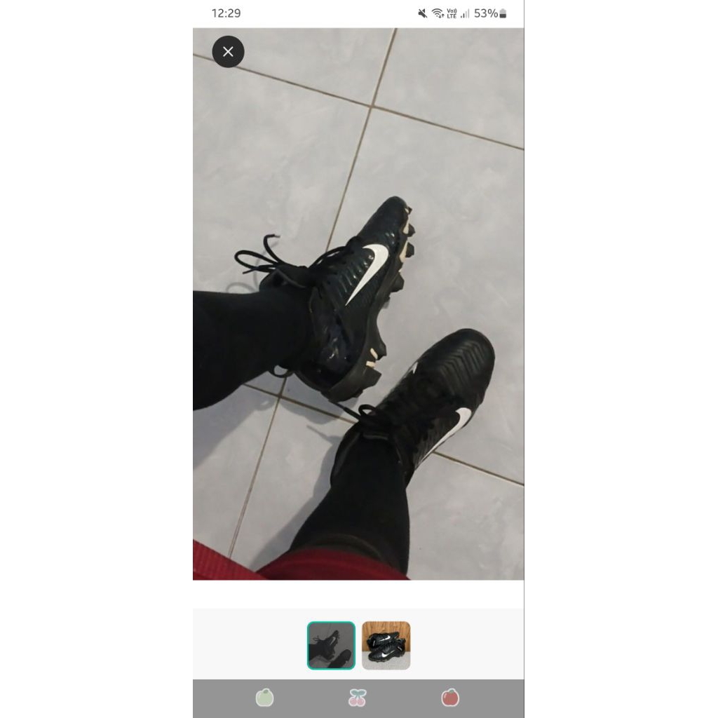 Sepatu softball baseball nike