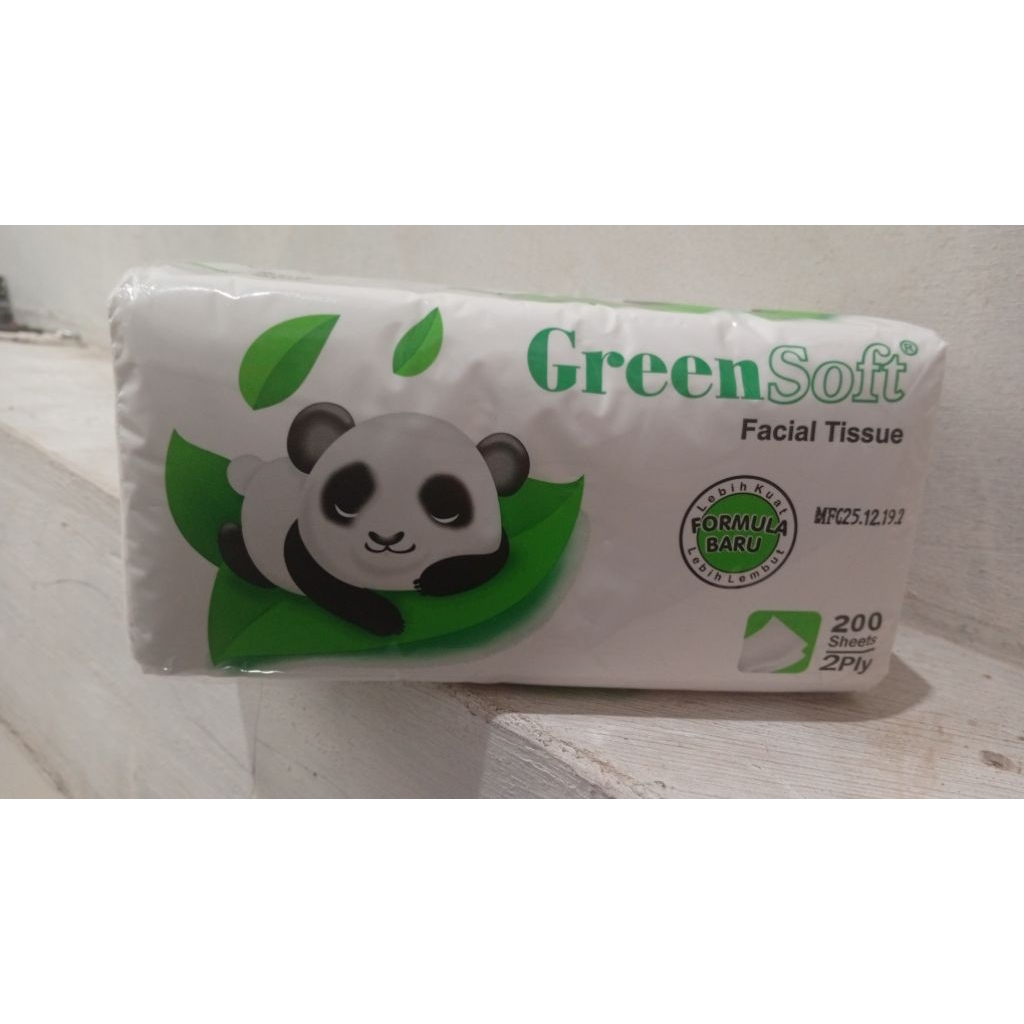 tissue green soft ,facial tissue,