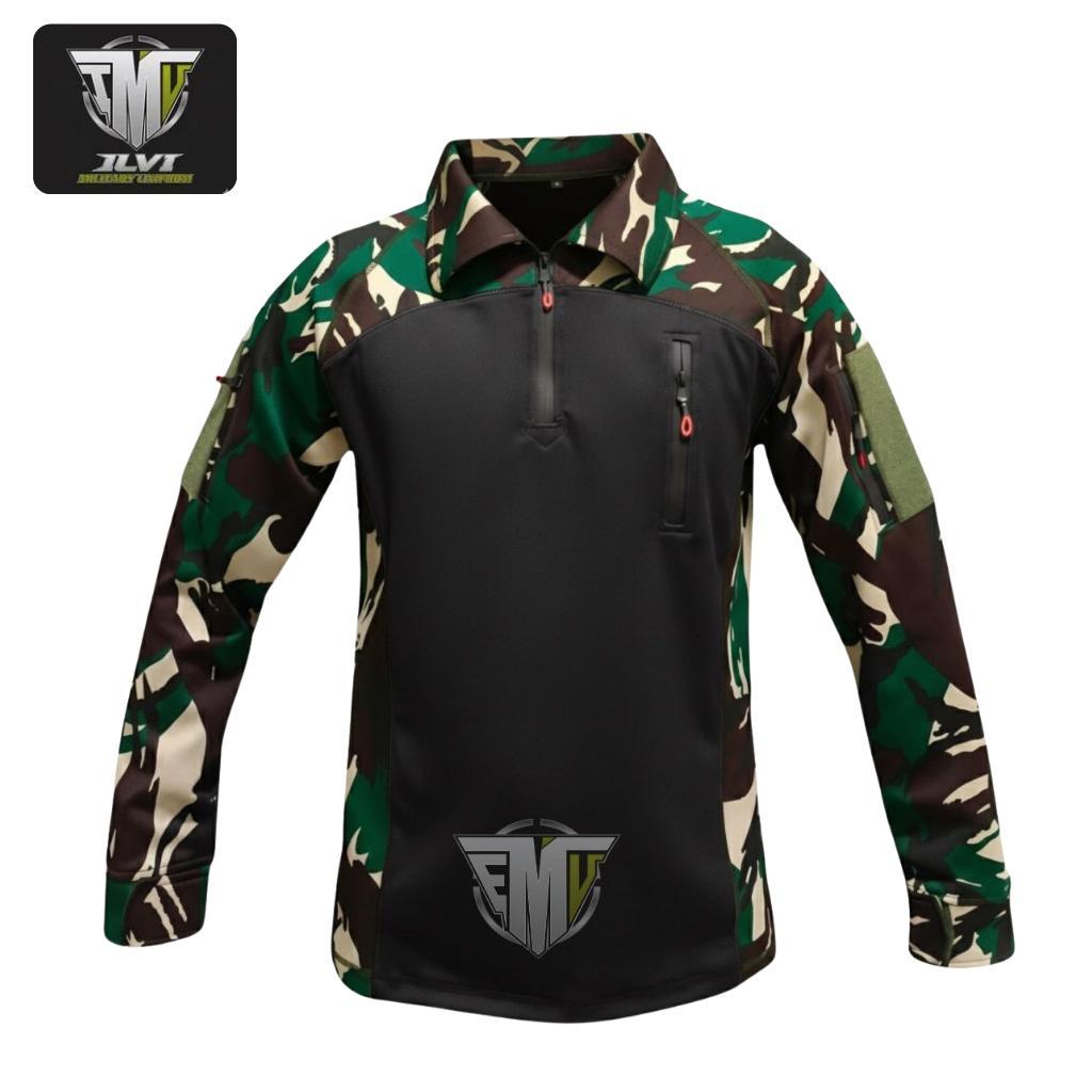 KAOS BDU SCUBA MALVINAS HITAM PANJANG