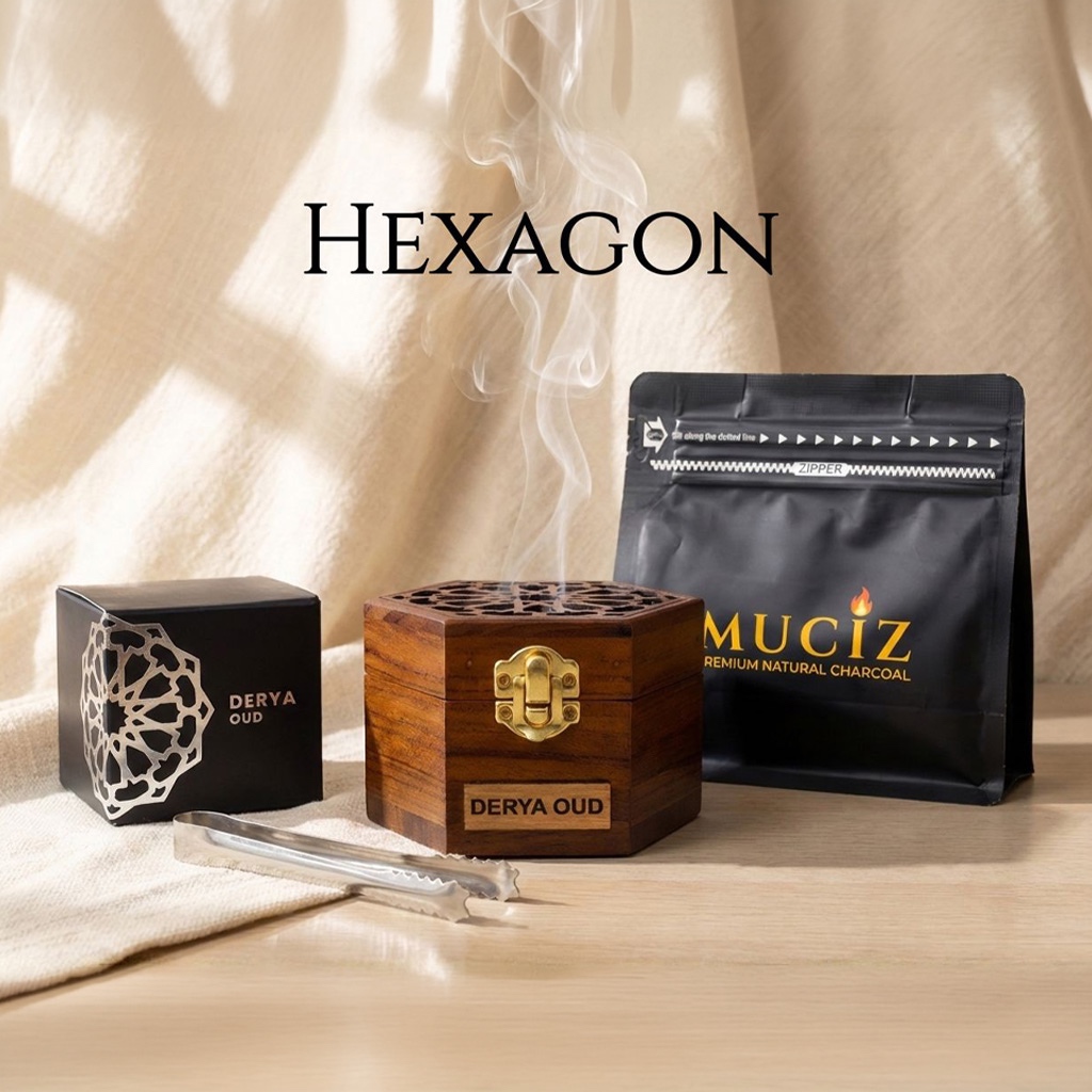 Bukhur Wangi Tahan Lama Aromaterapi Ruangan Buhur Pengharum Parfum Bukhur Arab Lengkap 1 Set Aroma T