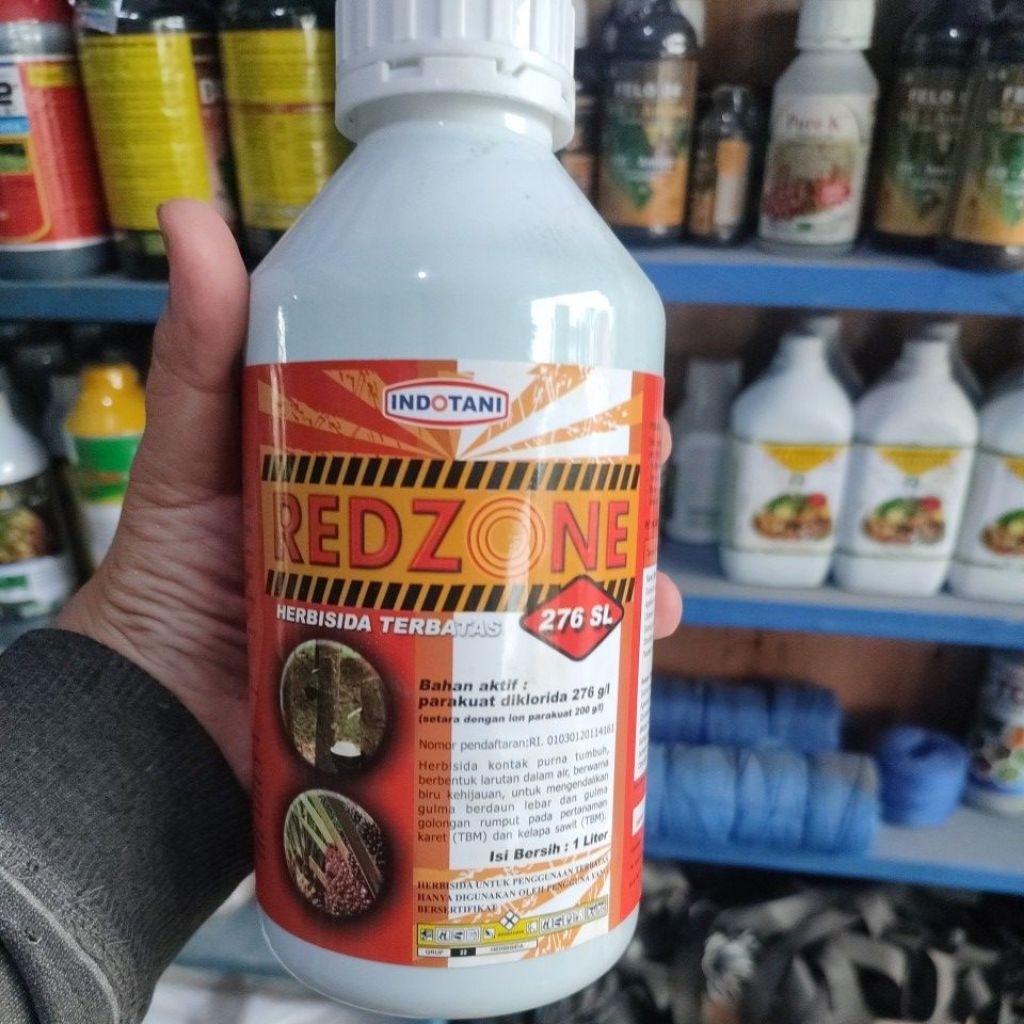 Herbisida REDZONE 276SL kemasan 1 liter, racun rumput parakuat