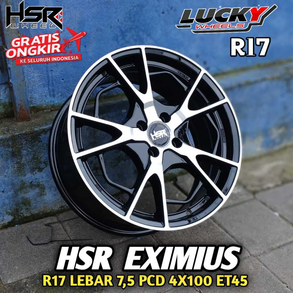 Promo Velg Ring 17 HSR EXIMIUS Bisa Buat Jazz Swift Corolla Riaze Velg Mobil HSR R17