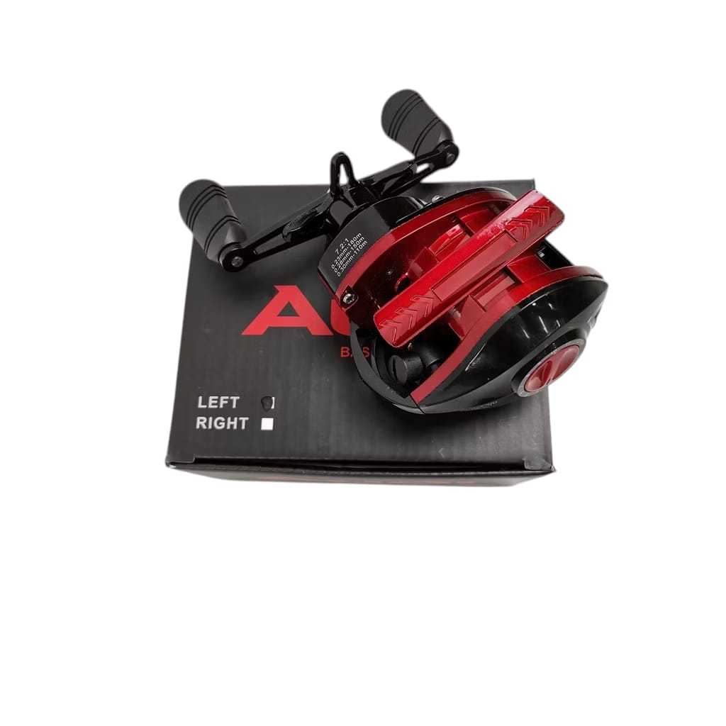 Reel Lizard Audi BC baitcasting basic ratio 7.2:1 gulungan pancing