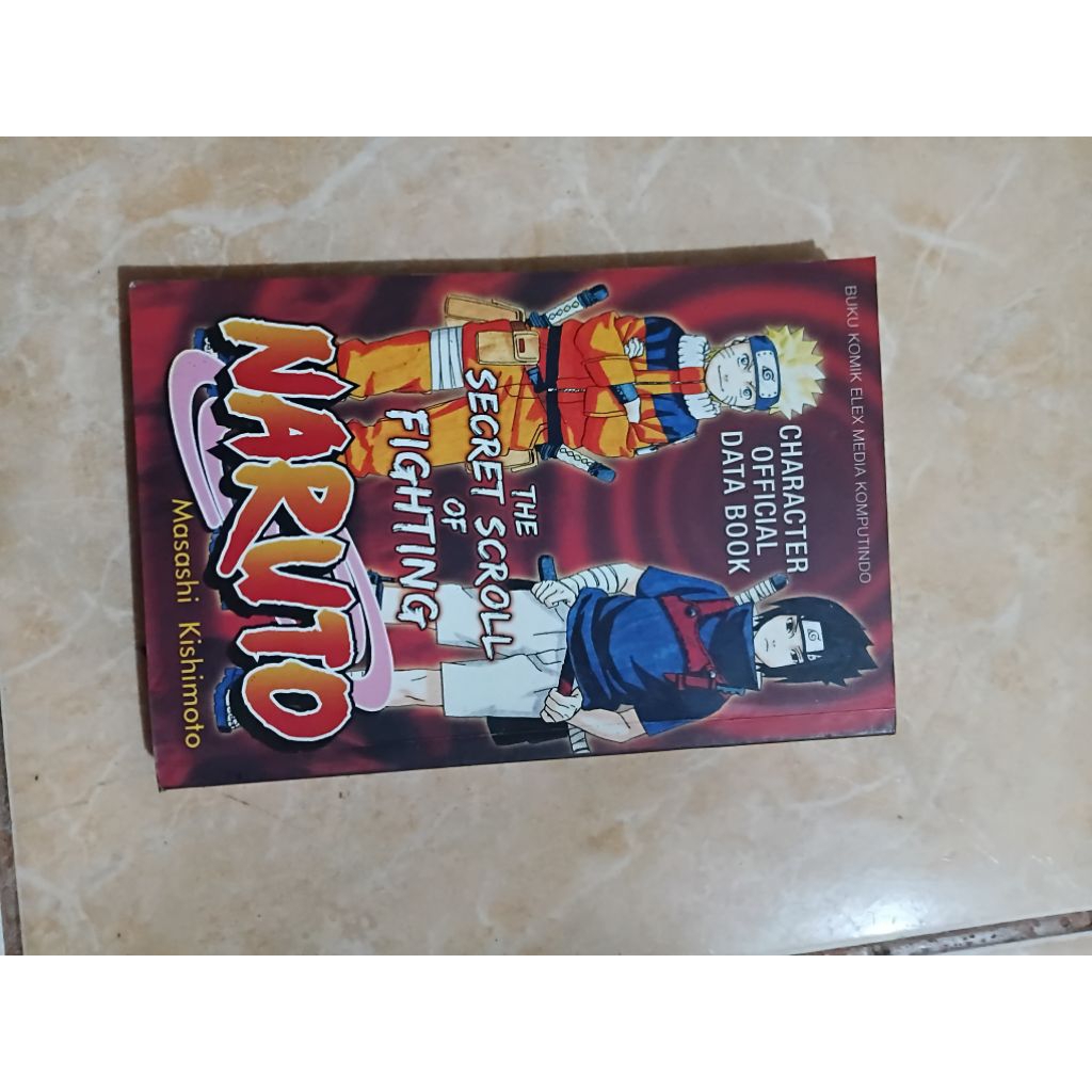 komik naruto databook the secret scroll of fighting