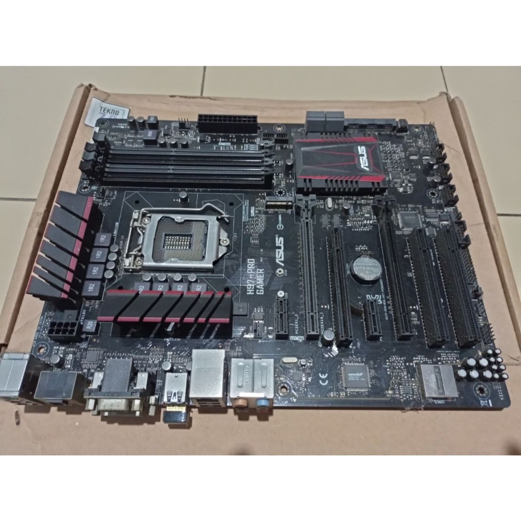 Mainboard Asus H97 Pro Gamer LGA 1150 4xDIMM DDR3 PCIE 3.0 M2 SATA NVME 6 USB 3.0 CrossFireX Audio 8