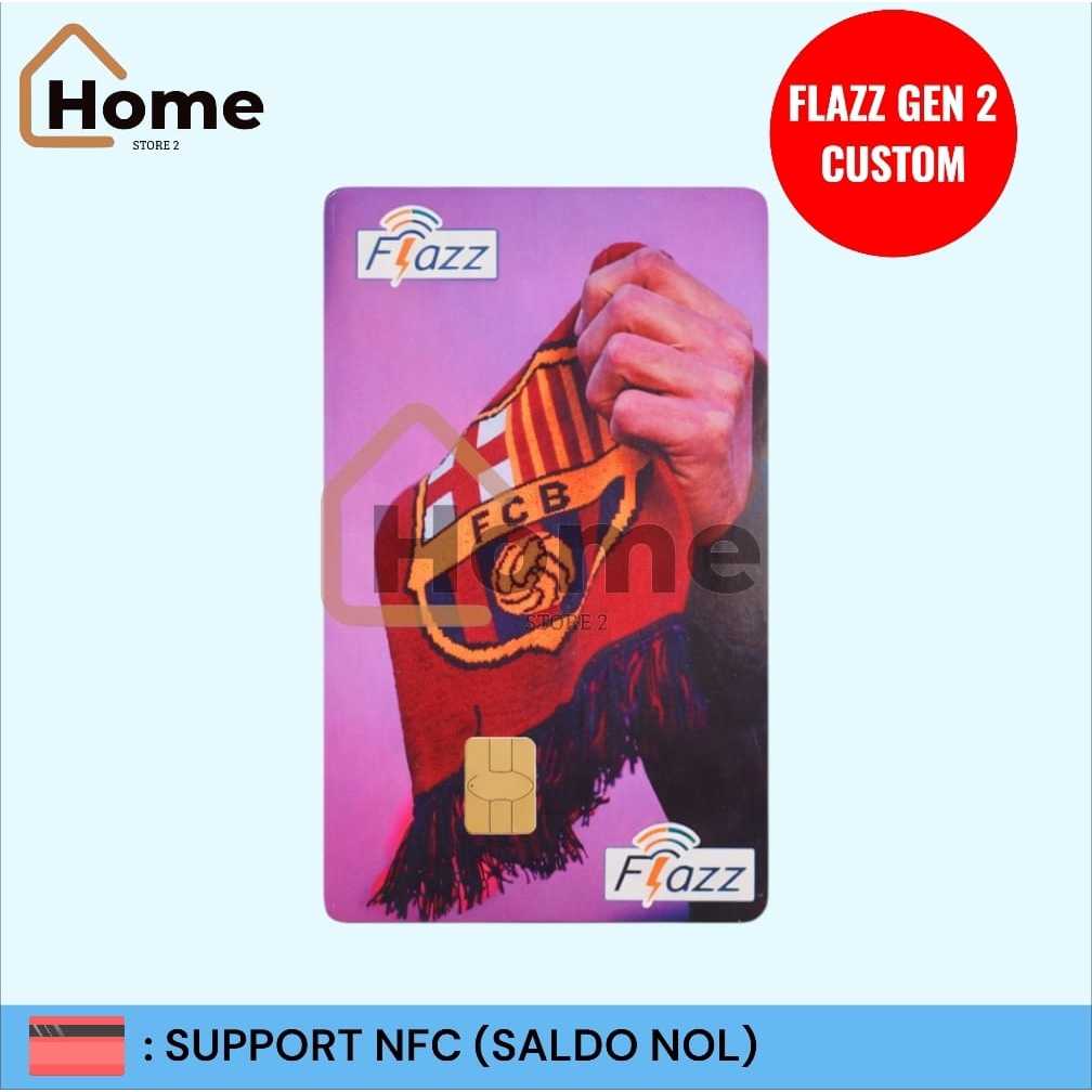 KARTU ETOLL FLAZZ BCA GEN 2 CUSTOM STIKER - BARCELONA [SCRAFT]