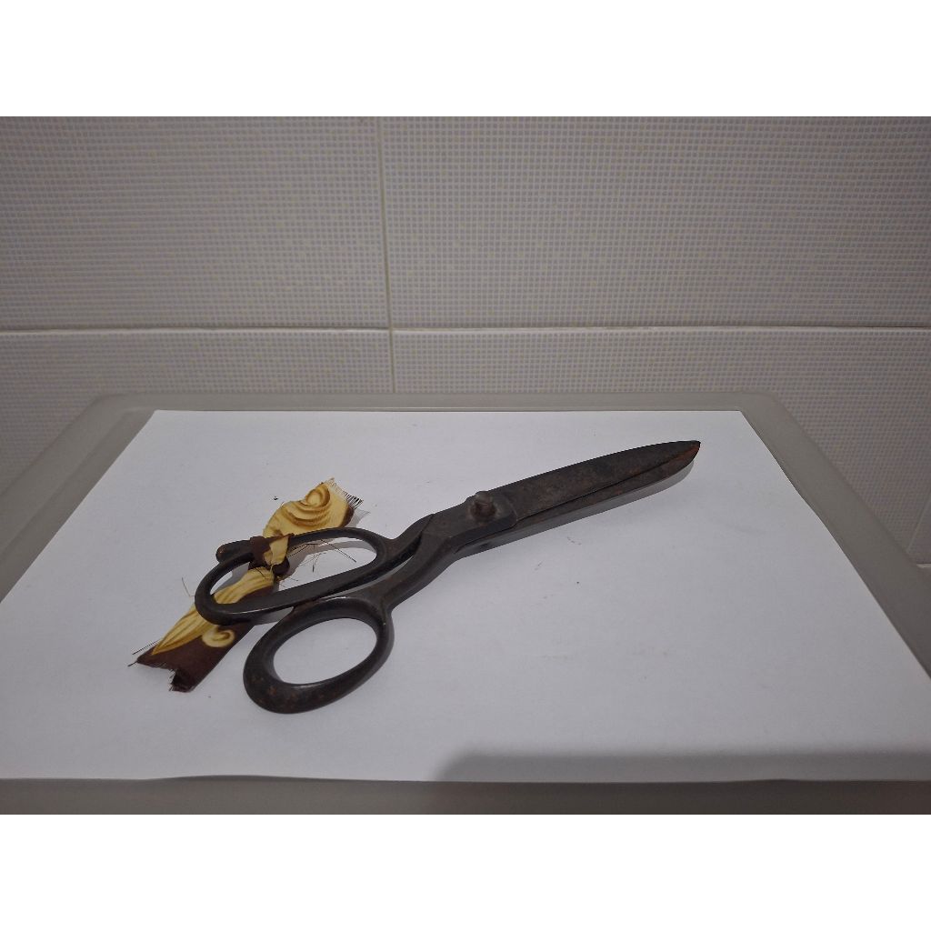 Herder Tailor Shears, gunting jahit lawas cap garpu