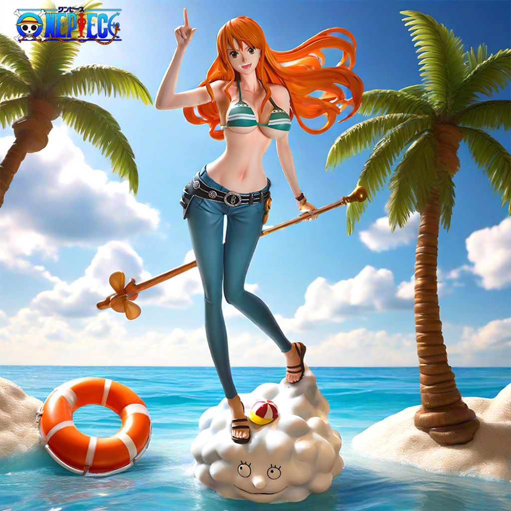 Action Figure One Piece Diorama Nami C2 Studio