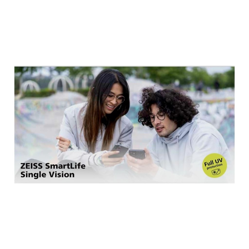 Lensa Kacamata Zeiss Smartlife SV single Vision Clear Blueguard Photofusion X