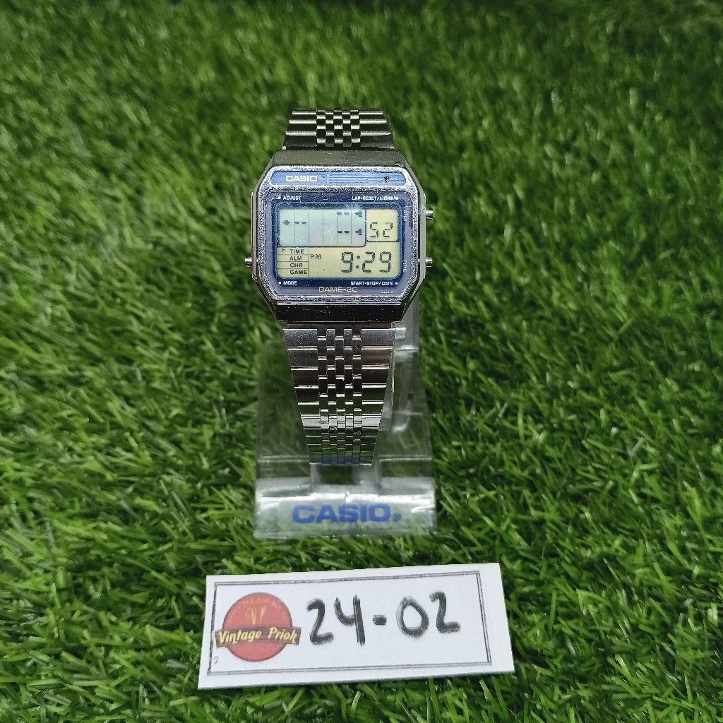 Rare Casio GM-20 Game-20 Vintage 1980s Digital Watch Module 165 Japan