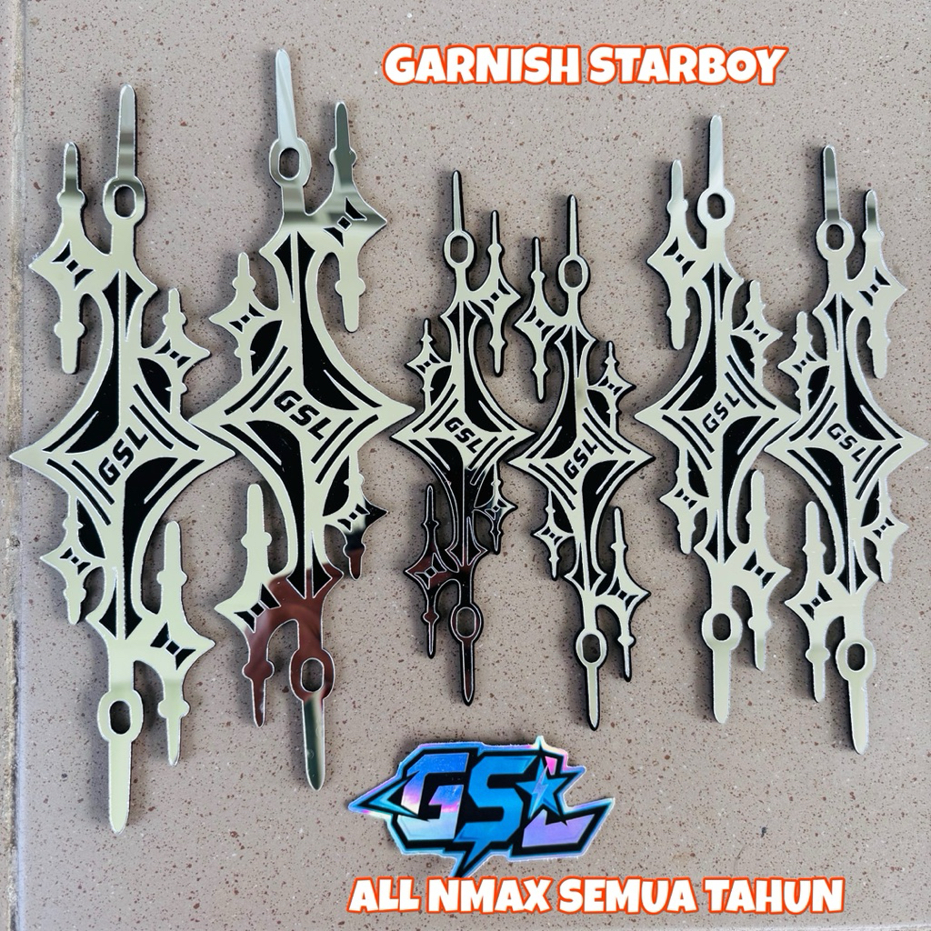 GARNISH STARBOY NMAX SEMUA TAHUN (AKRILIK)