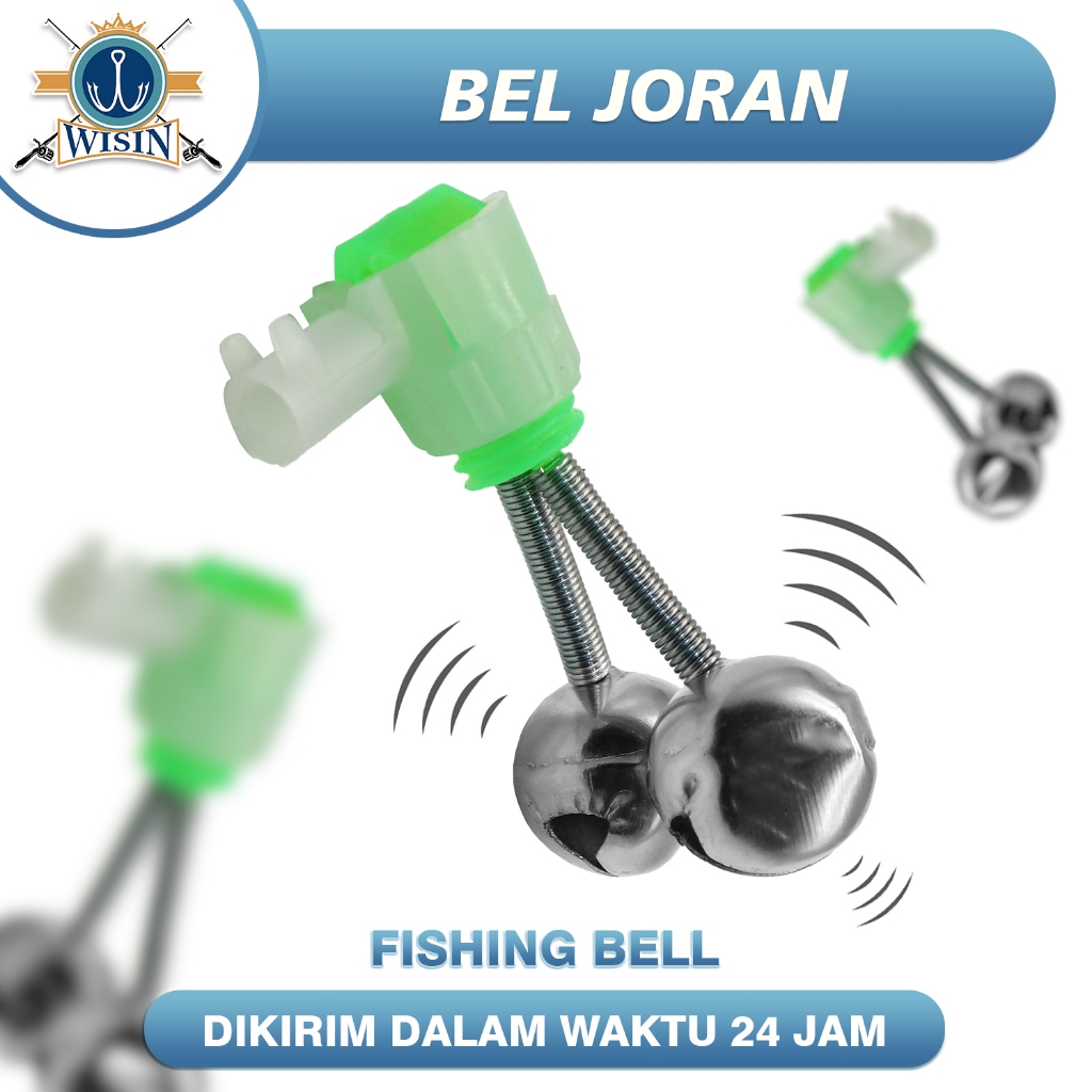 WISIN Bel lonceng /Klintingan joran pancing / bell pancing