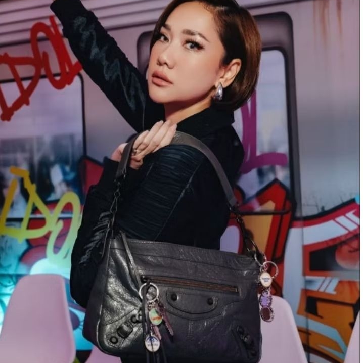 Tas Wanita BAL Sintetis Suede Motorcycle Fashion Bag