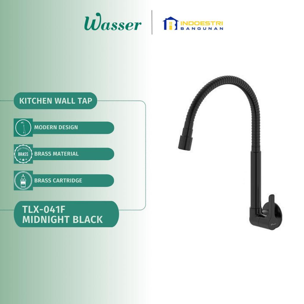 Kran Sink Cuci Piring Dinding Wasser TLX 041F Midnight Black / Wasser Keran Cuci Piring / Kran Sink 