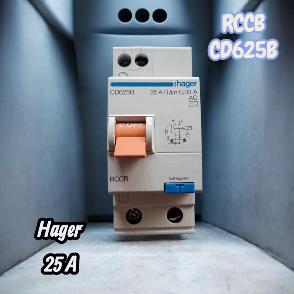 Hager RCCB / ELCB 2P 25A