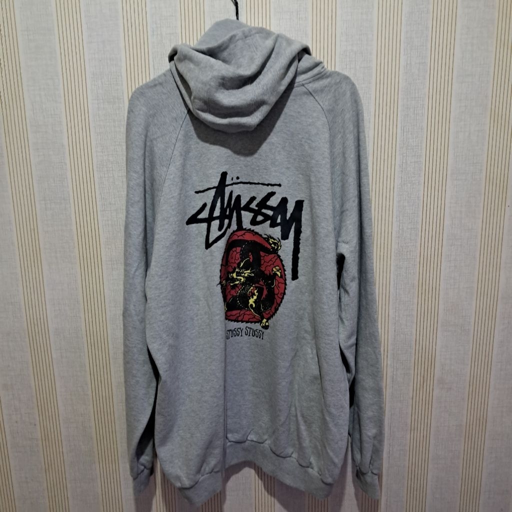 Hoodie stussy dragon abu