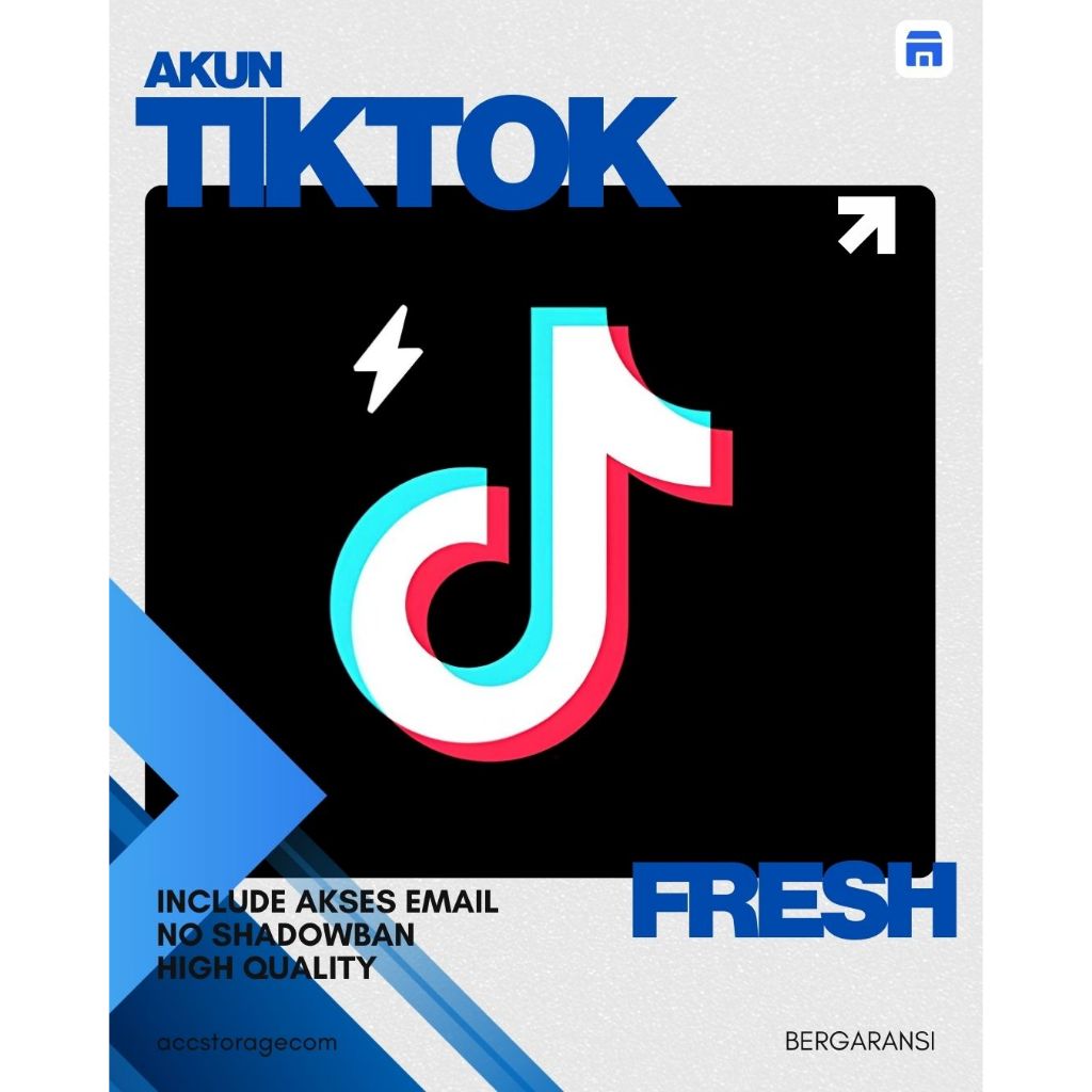 Akun TikTok Fresh READY | Email Verified + Akses Mail | Siap Digunakan | Aman & Stabil