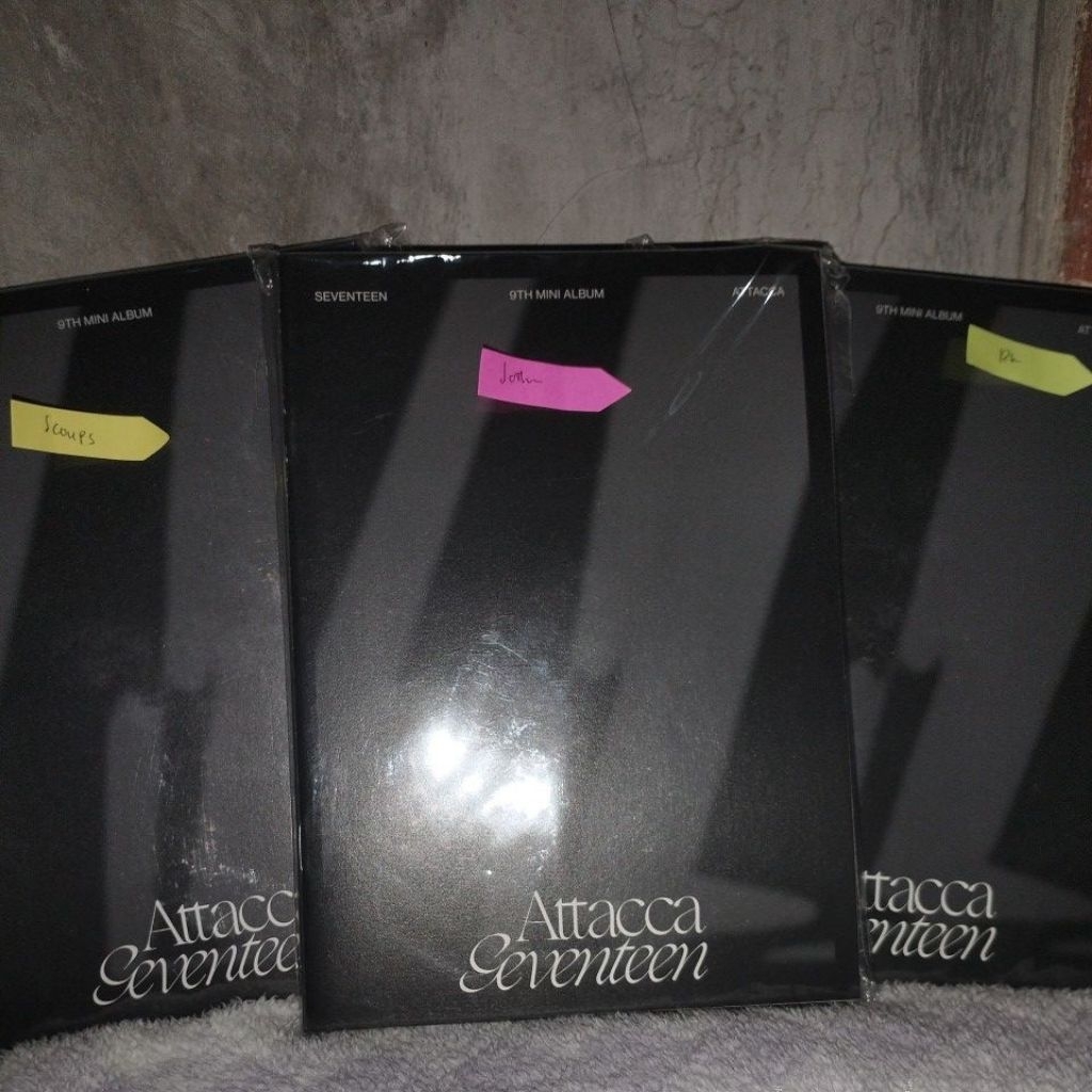 ATTACCA CARAT VERSION Sealed, Fix Member/Random, SEVENTEEN ALBUM