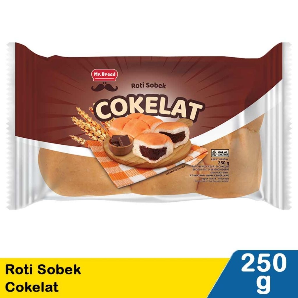 Mr.Bread Roti Kasur 6'S Coklat