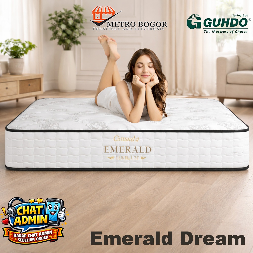 KASUR Guhdo Spring Bed Orthopedic Emerald Dream Hanya Kasur