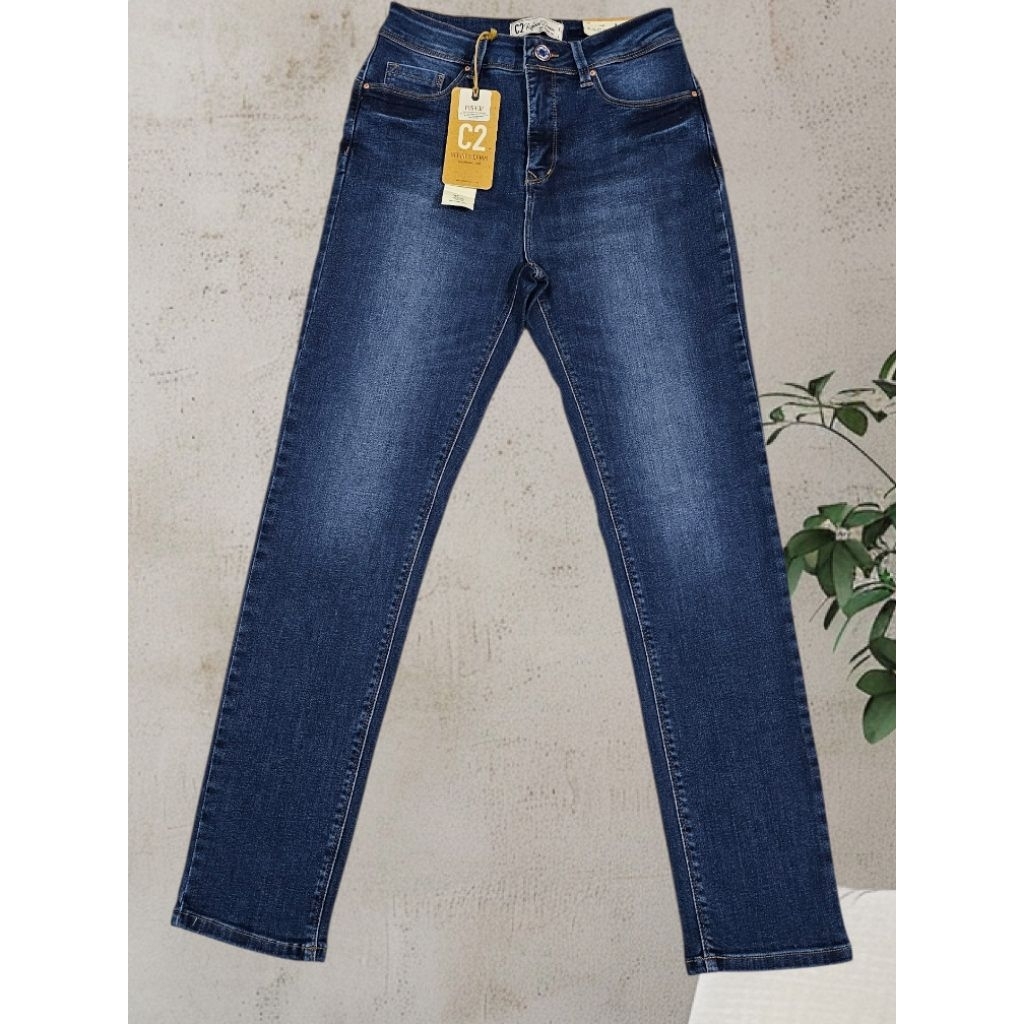 C2  THUMBY ORIGINAL MATAHARI Medium Blue Jeans Dual Push Skinny  (tag 659.900)
