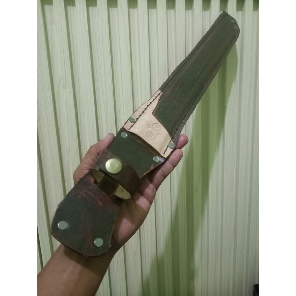 Sarung Pisau Bilah Sarung Pisau Premium Kulit Asli Panjang 30 - 35 Cm