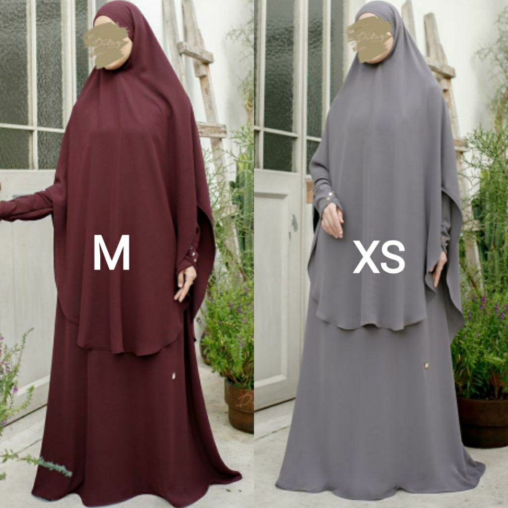 Ditsy Moslem ~ Ditsy Moslem Maret '26 ~ Lyaala Mina Brunette S ~ Liela Maira Maroon M ~ Liela Maira 