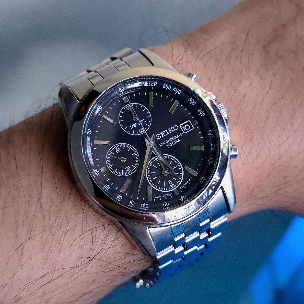 Seiko Chronograph 7T92-0LH0 Sport Full Original Japan Rare