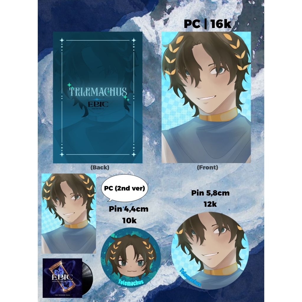 Set fanmerch Telemachus, Epic The Musical