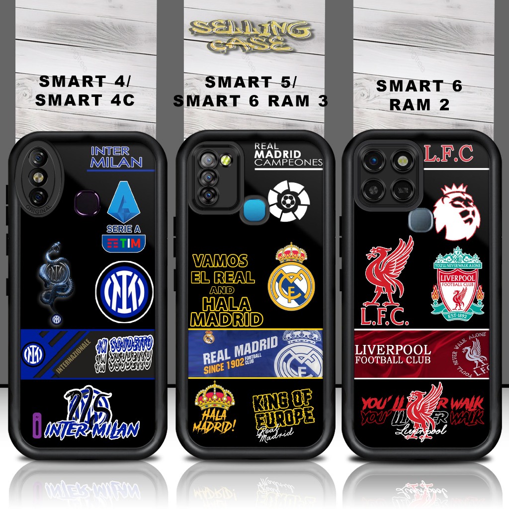 Casing Hp For INFINIX SMART 4 / 4C /5 / 6 RAM3 / 6 RAM2 Case Handphone Bahan Silicon Glossy Camera P