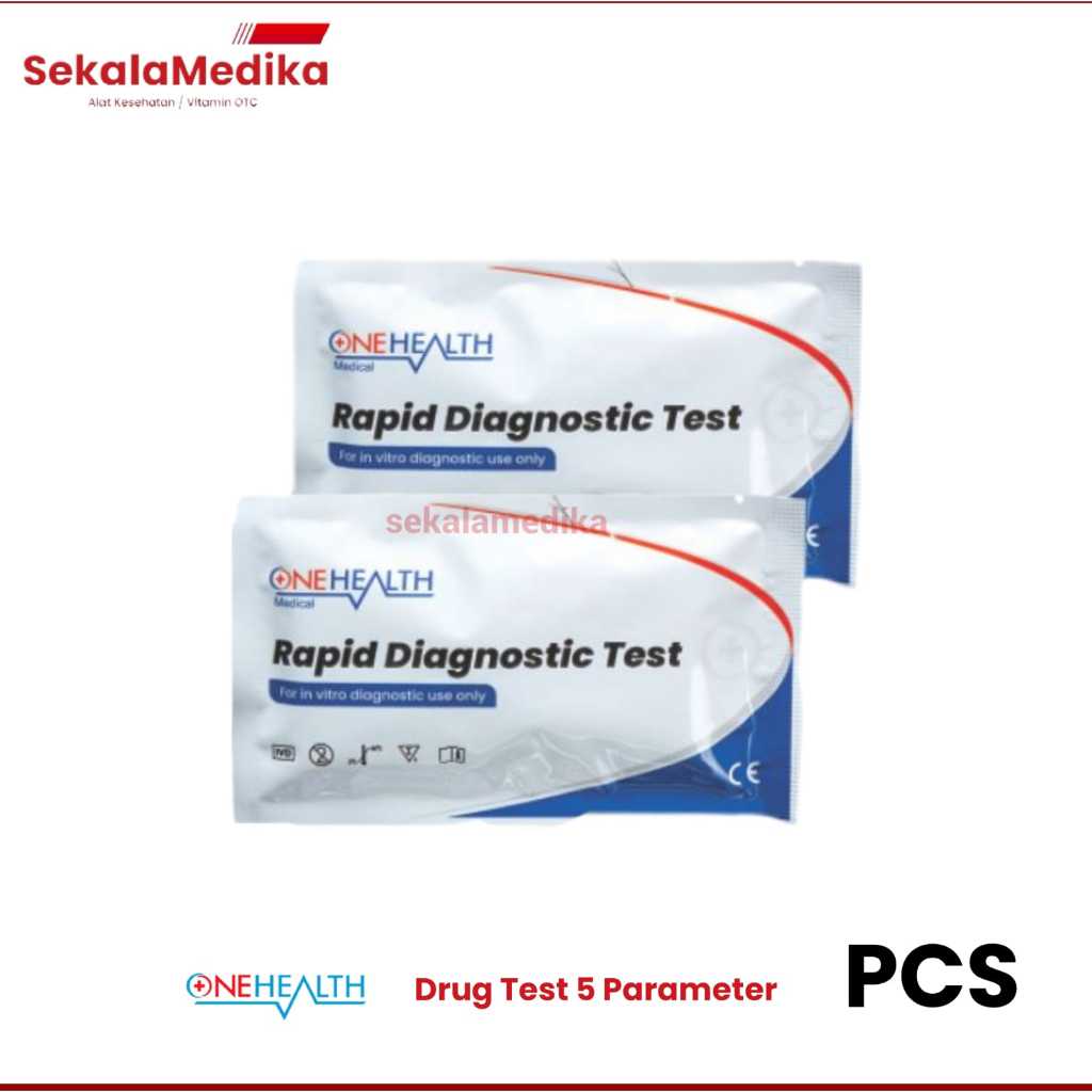 Onehealth Drug Abuse Multi Test 5 Parameter Narkoba Tes / Satuan