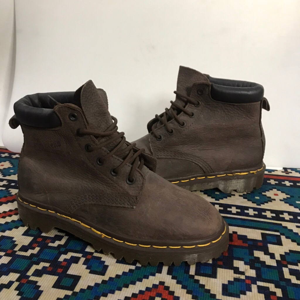 Dr Martens Saxon Brown Crazy Horse Bex Soles army sole  Size 5uk 38 eur  Made in england