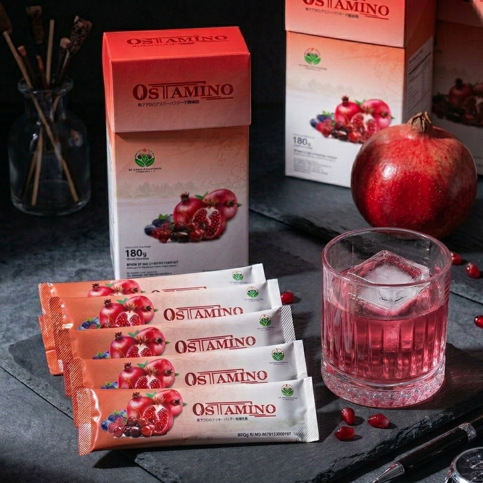 OSTAMINO Original BPOM Minuman Serbuk Herbal Kesehatan Pria Pemelihara Stamina Vitalitas