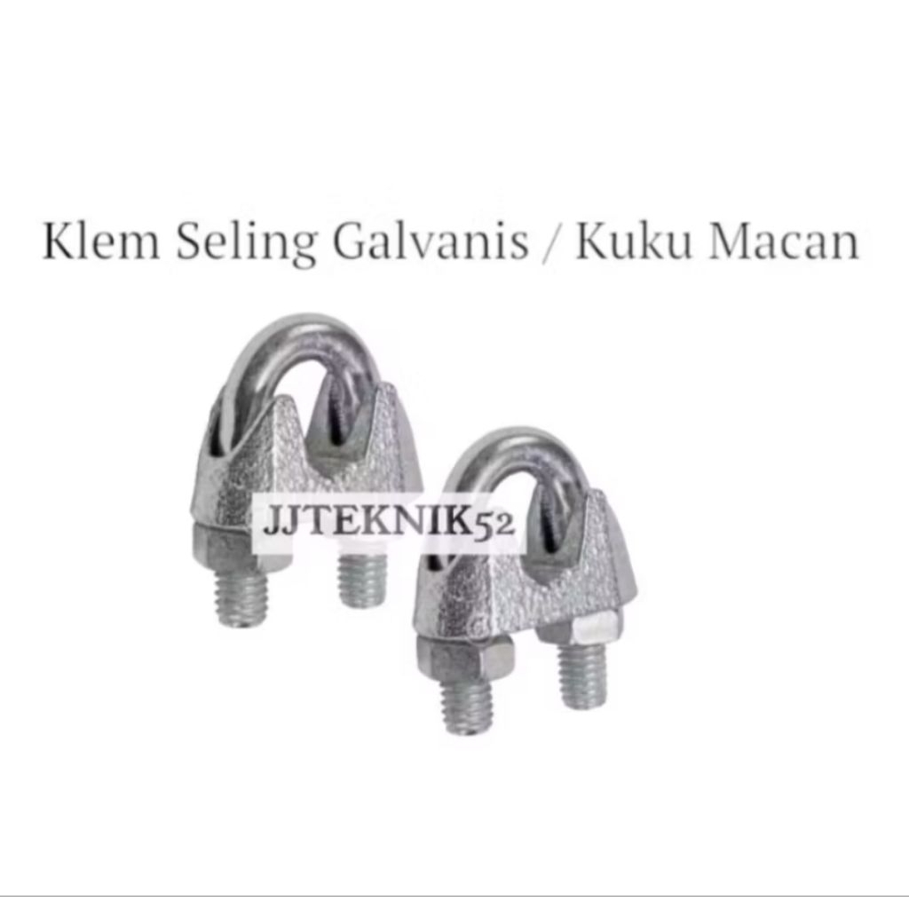 Klem Seling 12mm Galvanis / Kuku macan 12 mm
