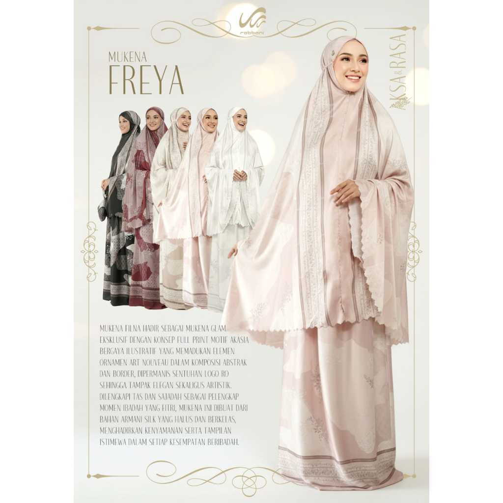 Rabbani - Mukena Freya / Mukena Rabbani Terbaru Original Murah