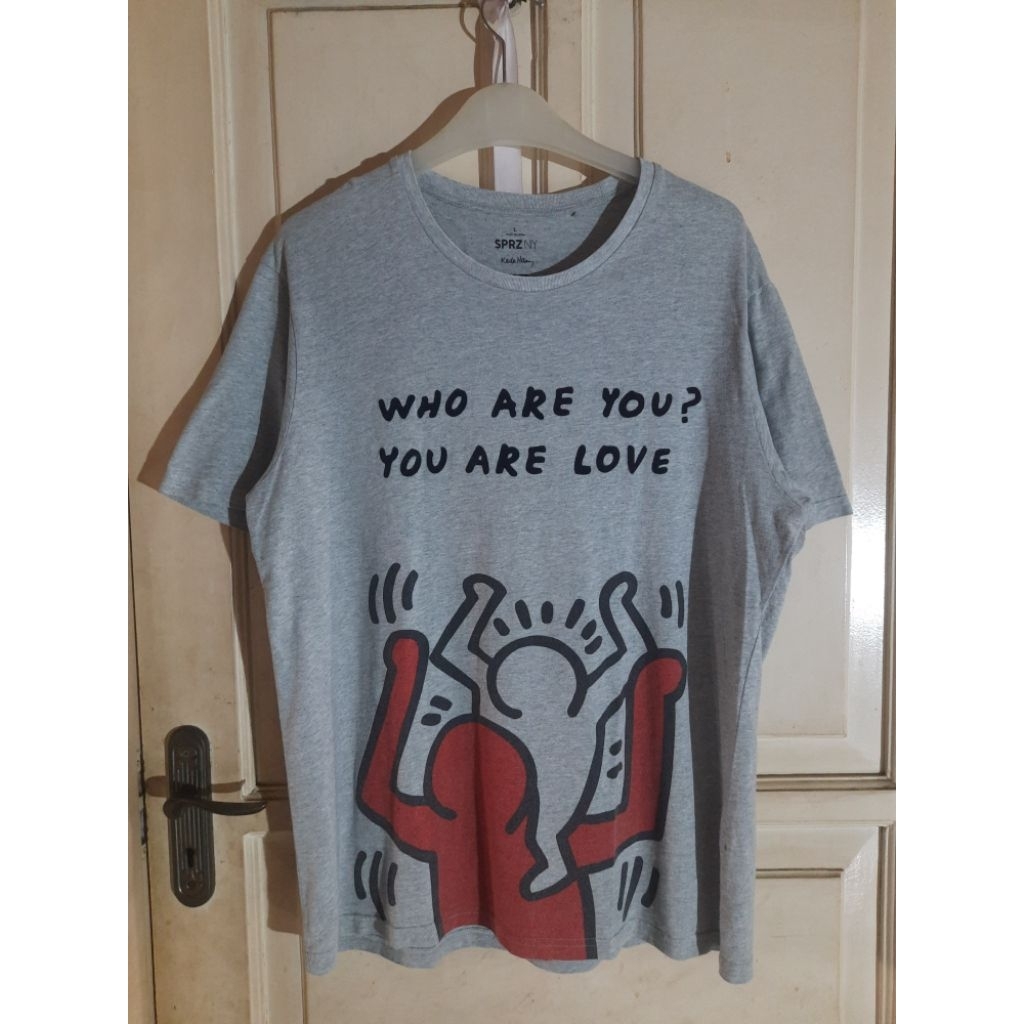 Kaos Uniqlo X Keith Haring  ( Bonus Uniqlo Guinness )
