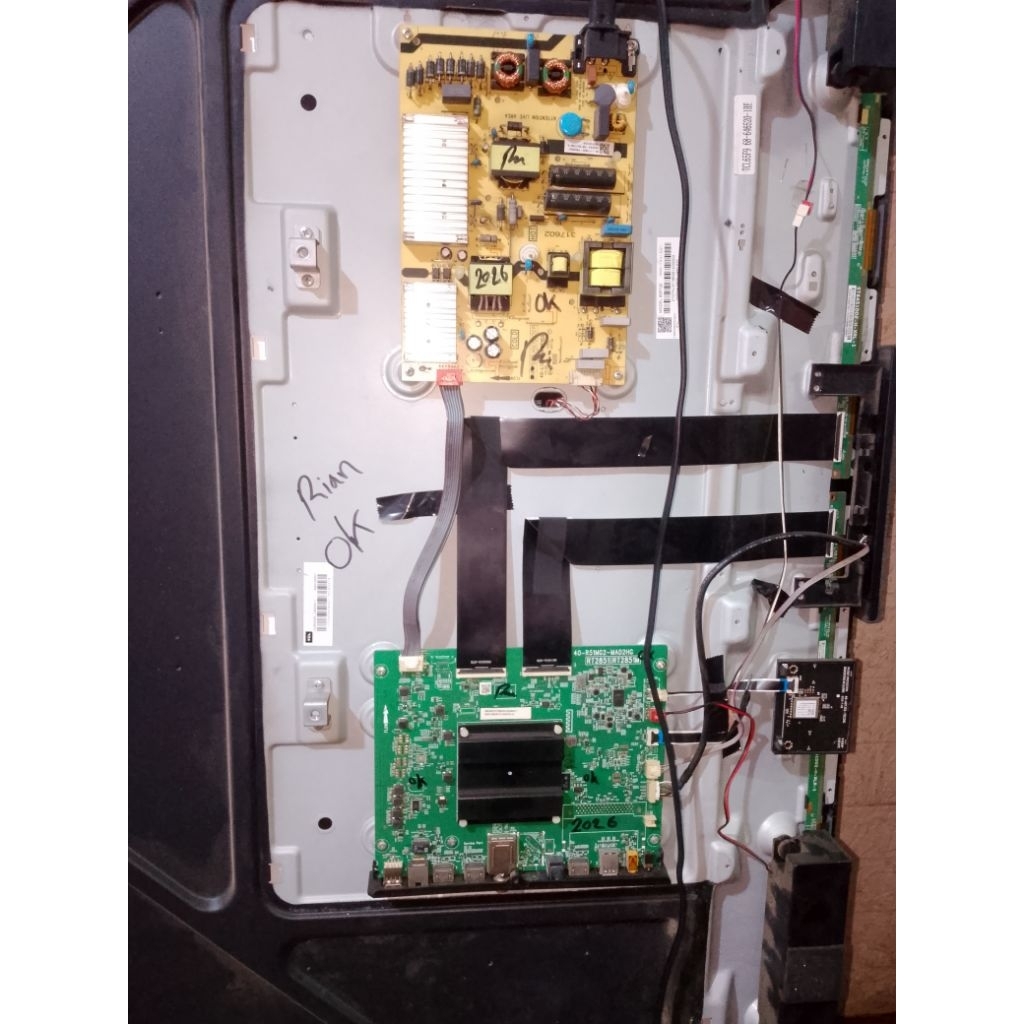 mainbord dan PSU TCL 65p725