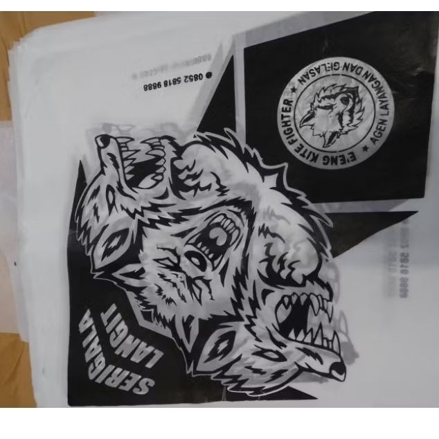 kertas layangan 1 warna kertas minyak