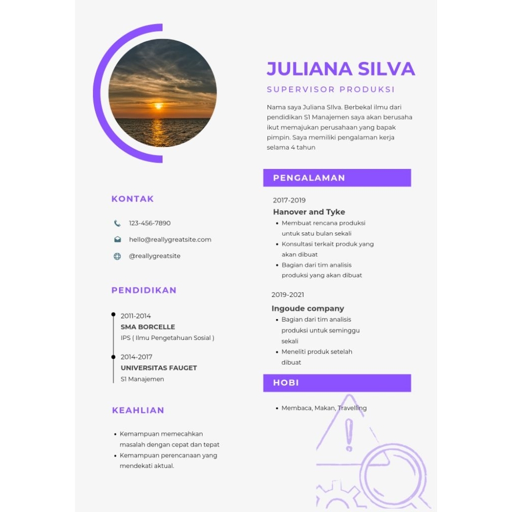 5 Template CV ATS Canva | Editable di HP | Cocok Fresh Graduate