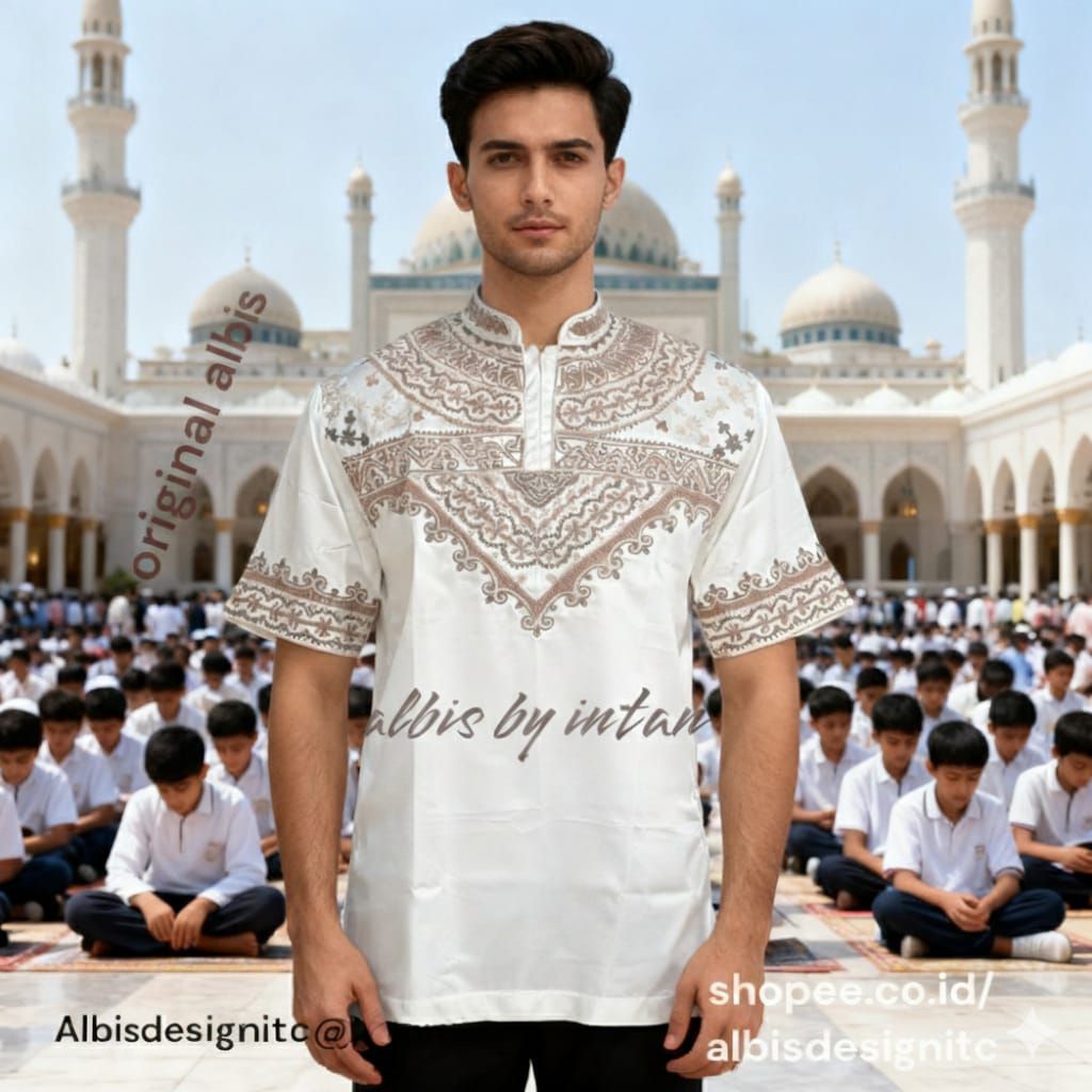 Original Koko Albis Bordir Timbul corneli BW 2