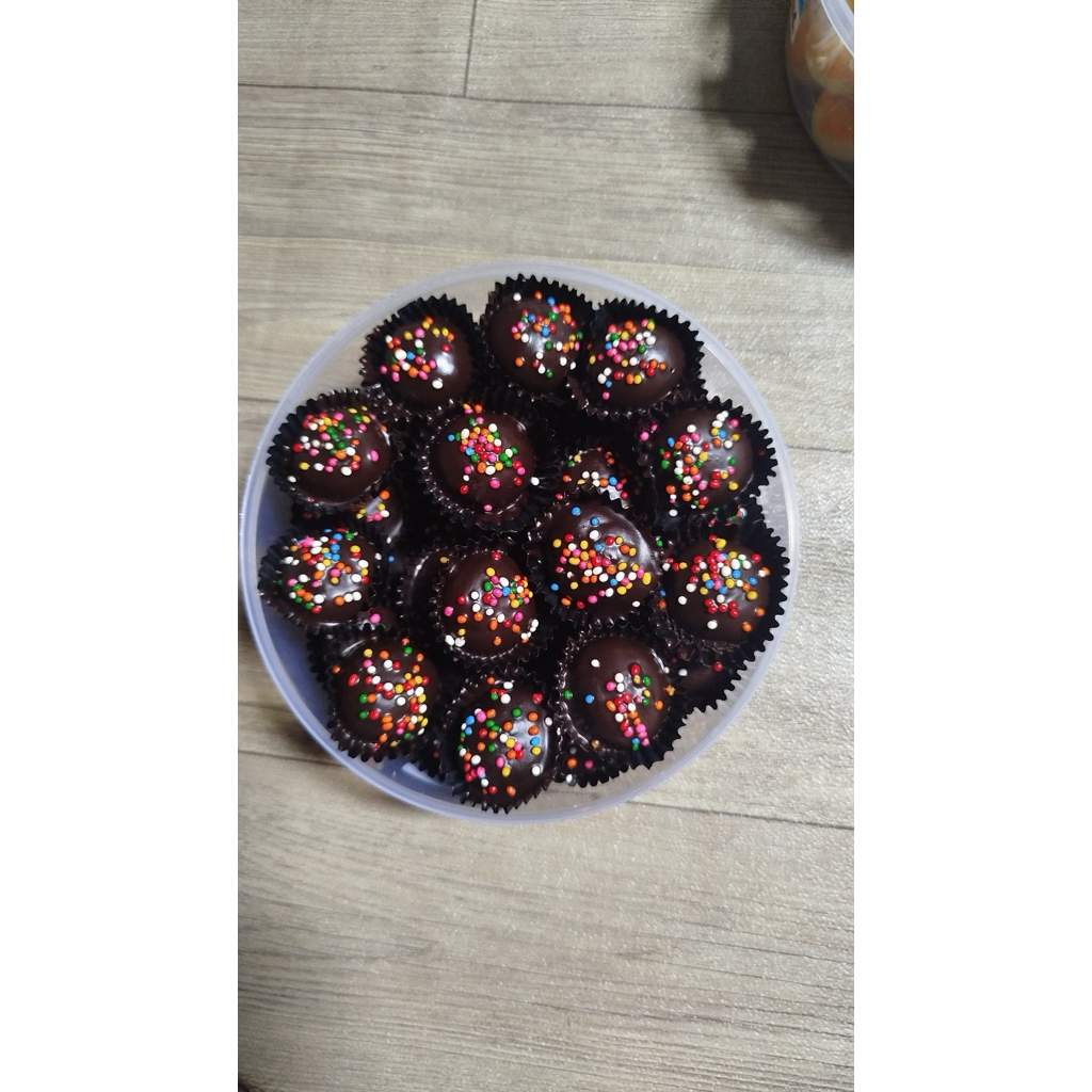 bola coklat kue kering lebaran