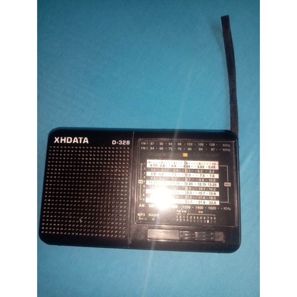 Radio xdhata D-328 12 Band, suara bening jernih