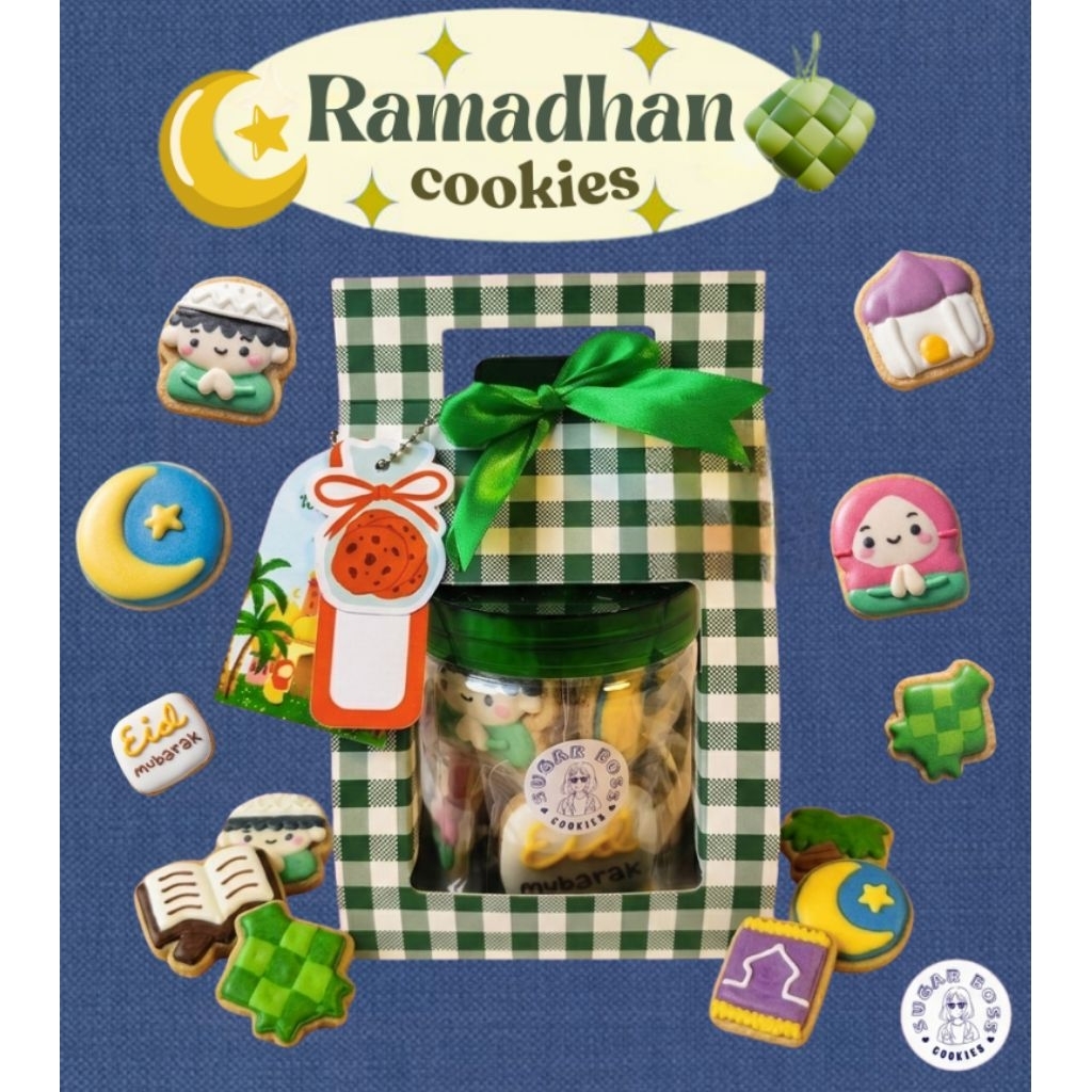 HAMPERS ICING COOKIES/HAMPERS LEBARAN/KUE KERING/KUE LEBARAN