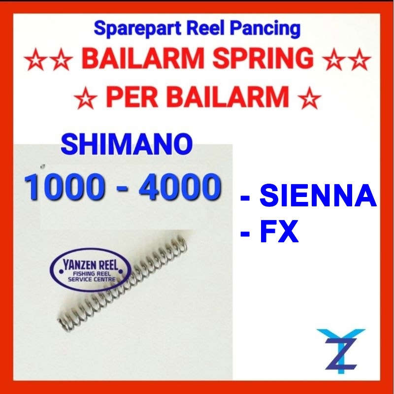 SPAREPART PER/SPRING BAILARM REEL SHIMANO SIENNA DAN FX  * PER BAILARM * PER BUKA TUTUP / ON OFF * B