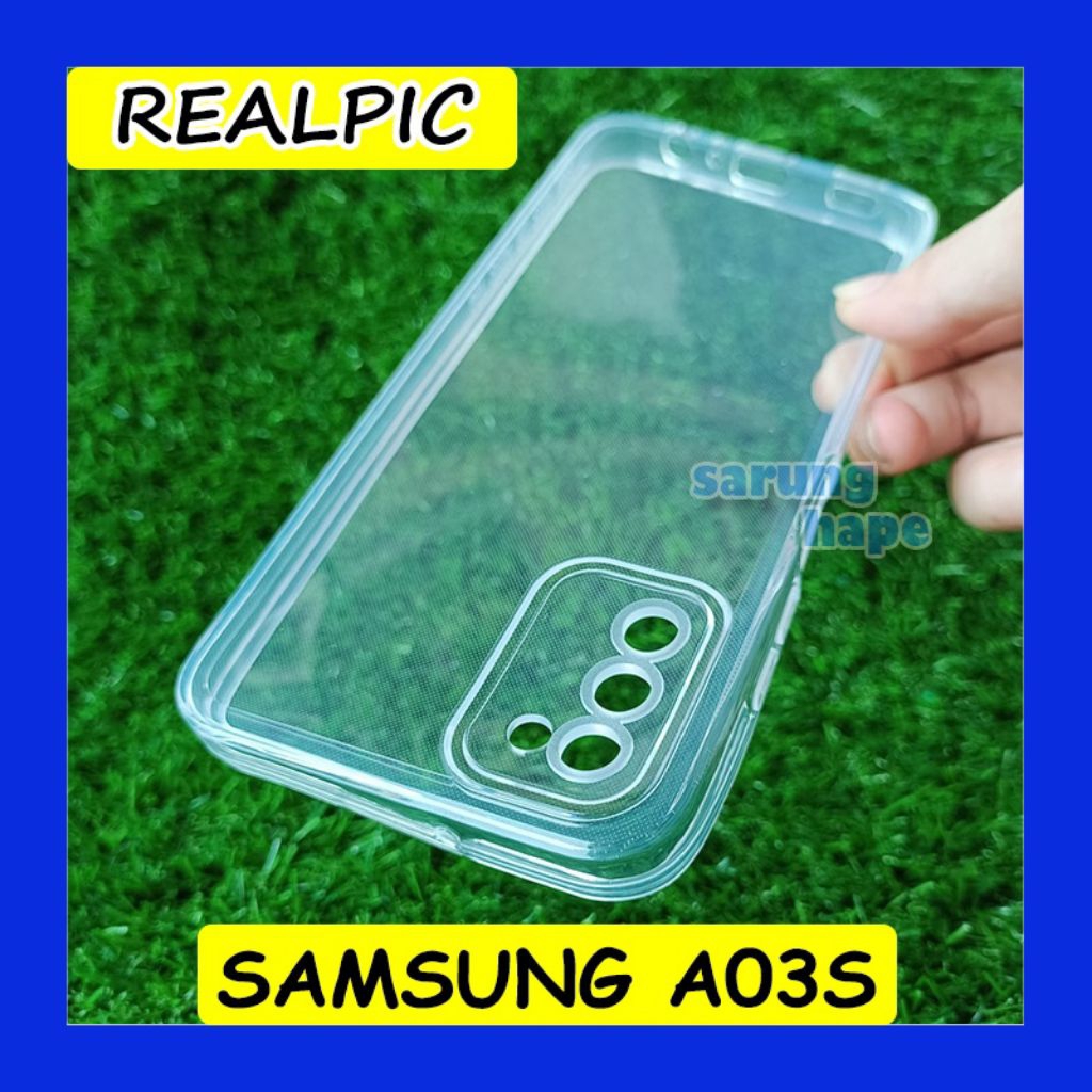 Softcase Bening Samsung A03S A02S Silikon Casing Terasparan