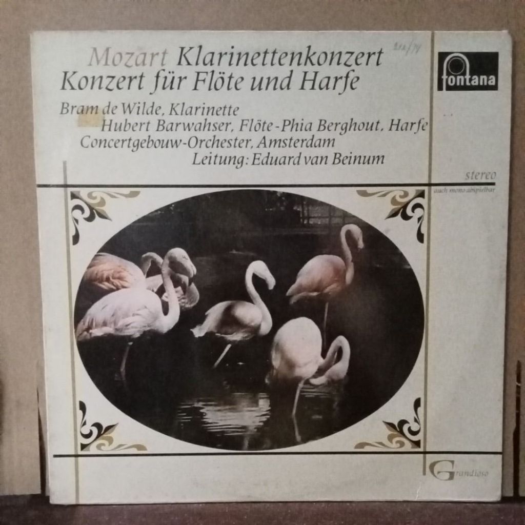 Vinyl Piringan Hitam 12 inch Mozart - Klarinettenkonzert
