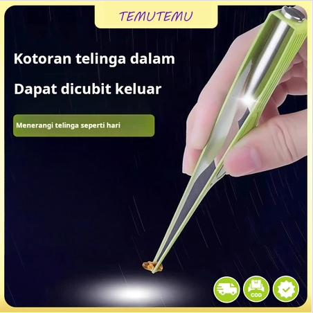 Alat Pembersih Telinga Bercahaya, Penjepit Telinga, Artefak Pembersih Telinga Anak-Anak, Alat Pember